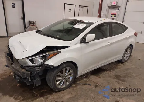 2016 Hyundai Elantra Se from USA, damaged, VIN 5NPDH4AE0GH683987